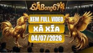Phát Lại Đá Gà Xà Xía Ngày 04/07/2026 Tại SABONG67